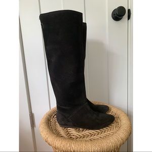 Diesel Black Leather Boots